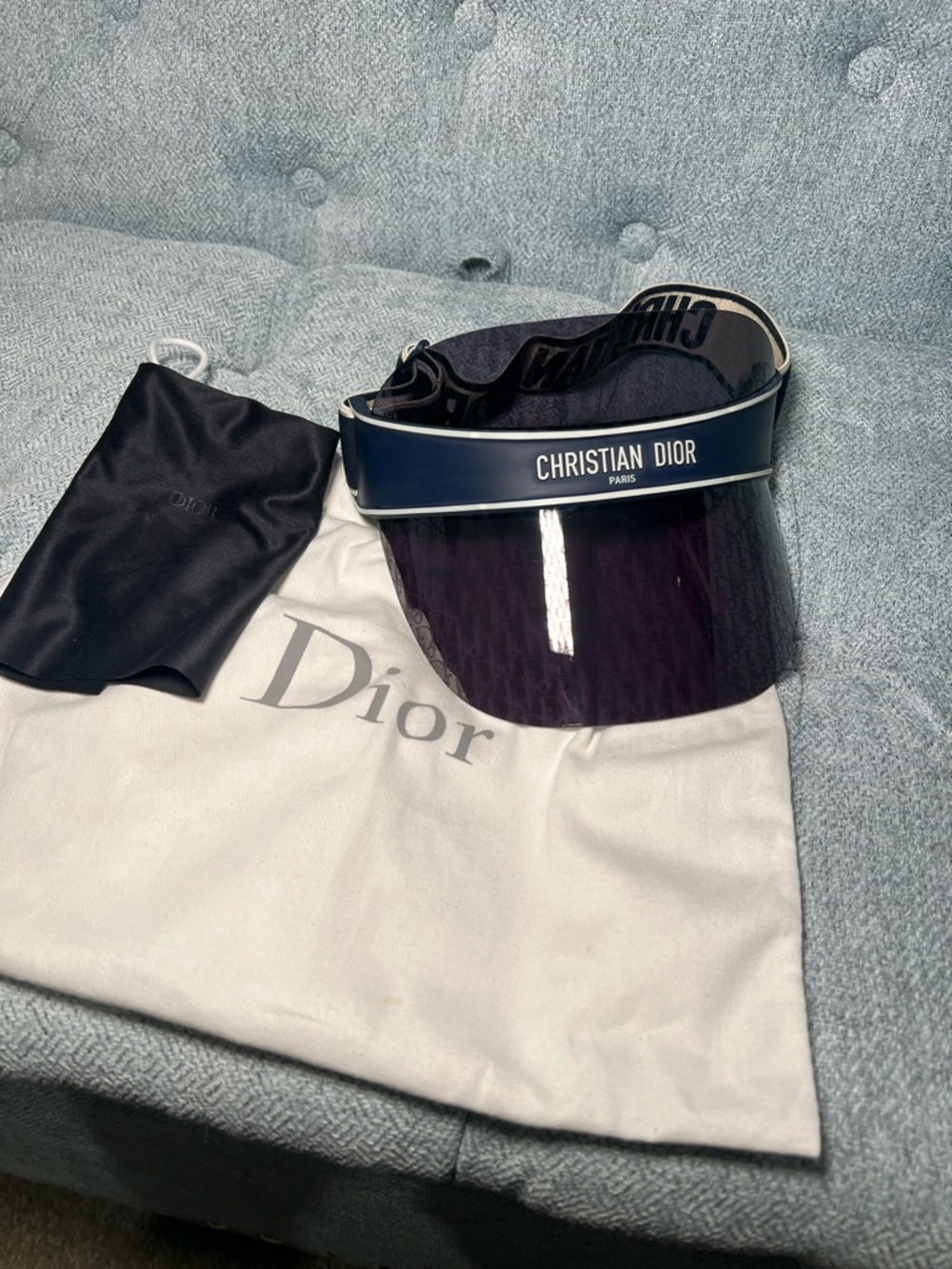 Dior UNISEX DiorClub V1U DiorOblique Visor - Picture 3 of 12
